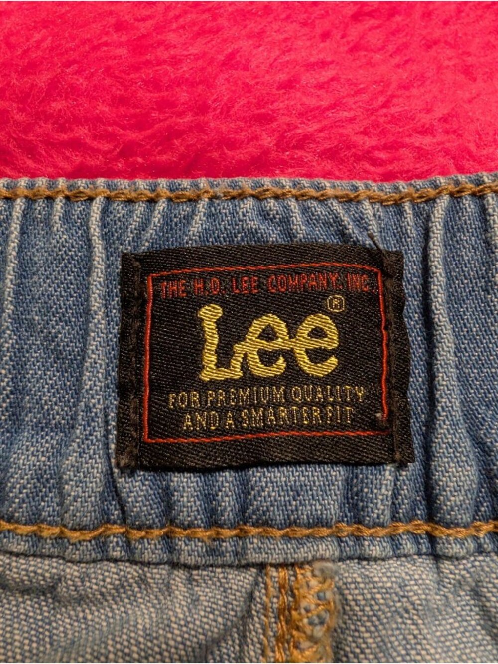 Lee Premium Quality Comfort Elastic Waist Denim Shorts Women's Size 18 Medium 18 - Picture 4 of 5